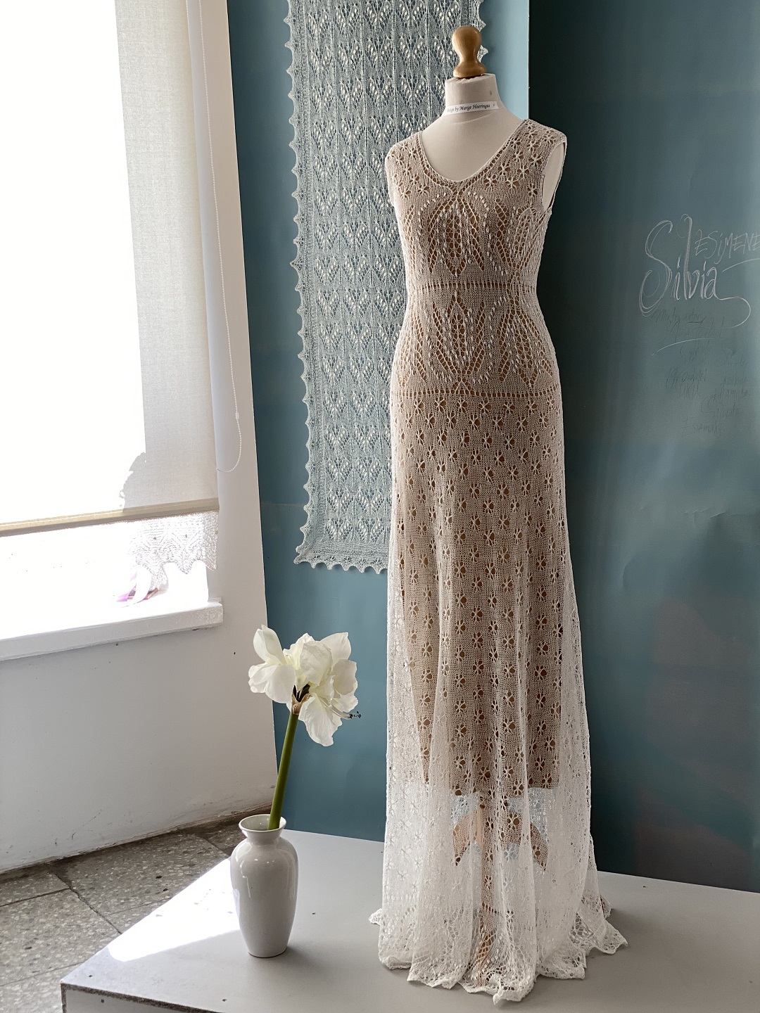 Haapsalu Lace Center - Hand knit lace wedding gowns